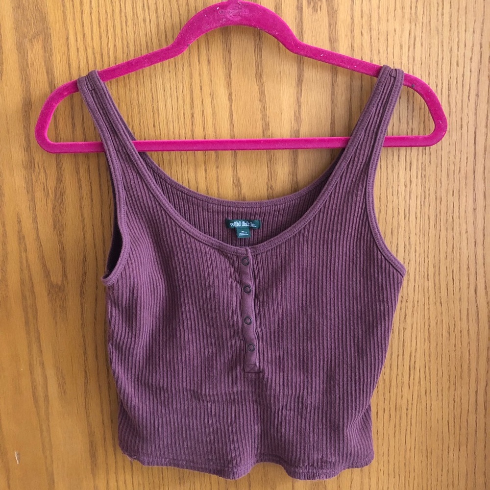 Ribbed crop top XL